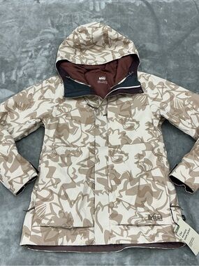 REI Co-Op Powderbound Insulated Jacket Women’s Small print outdoor NEW
